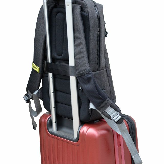キャリーループでスーツケースなどにセットアップ Plus Narrow2 リュック 型番2-850 プリュス ナロー2
