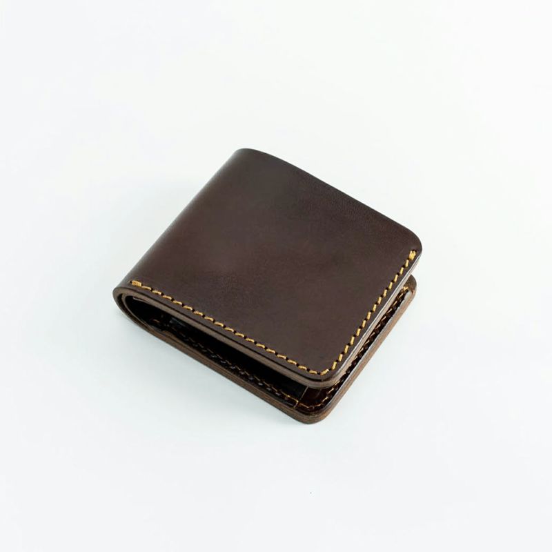 アウトレット】 頑 - KATAKUNA 二つ折り財布 嘉玄(チョコ) | エンドー