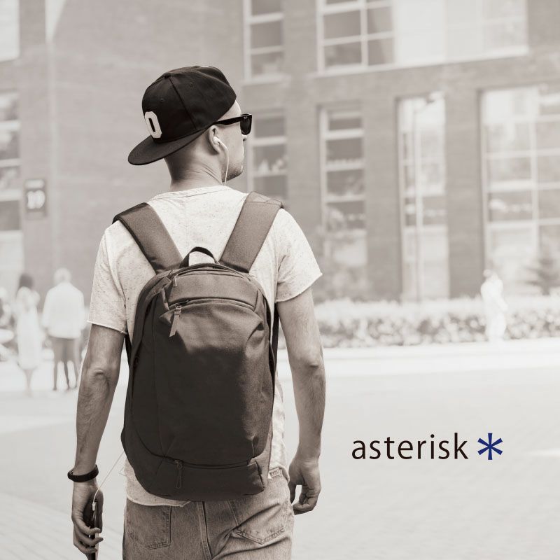 「小さな星」が輝き始めるasterisk（アステリスク）のデビューシリーズ アステリスクのリュック　型番2-272　ASTERISK CROSS-SCENE